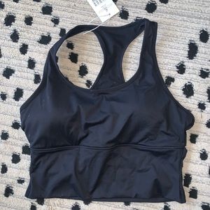 Halara Black Tank Top with Peep Hole